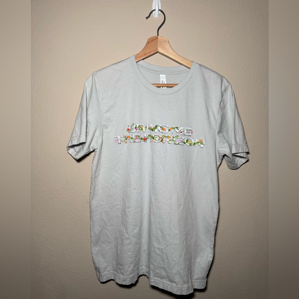 Bring me the horizon Medium flower logo light blue shirt